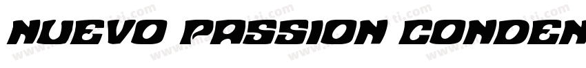 Nuevo Passion Condensed字体转换